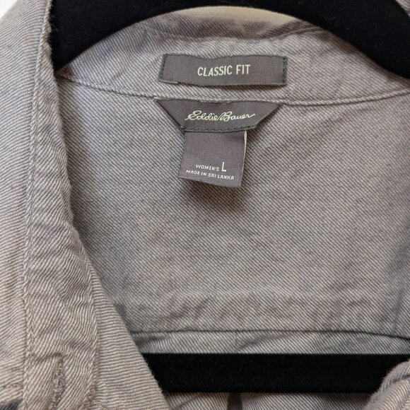 Eddie Bauer Women's Flannel Shirt (L) - NWOT - Picture 3 of 4